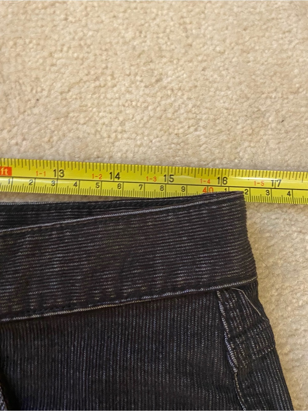 Carve Designs Black Oahu Corduroy Beachy Raw Hem Boho Shorts Lady Size 4 - Picture 4 of 6